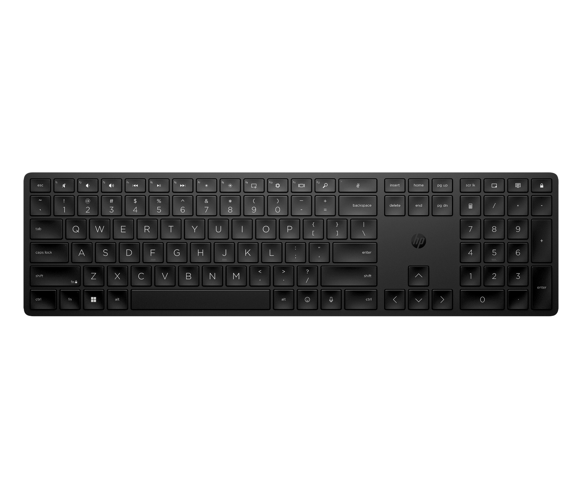 HP 450 WL BLK PROGRAMMABLE KBD keyboard RF Wireless + USB Black