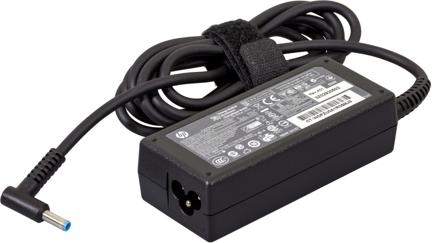 HP 65W AC power adapter with