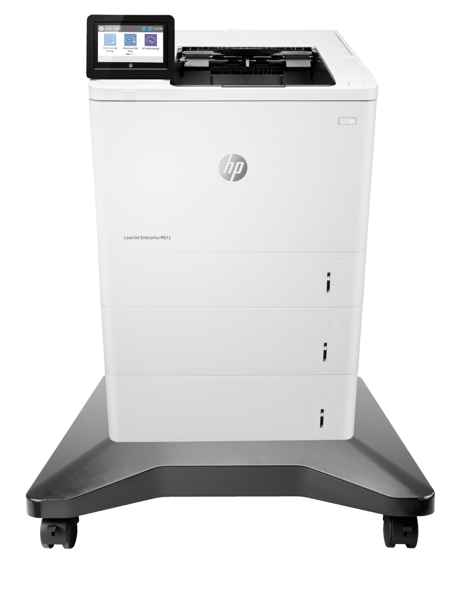 HP LaserJet Enterprise M612dn Black and white Printer, Ethernet Only; Duplex