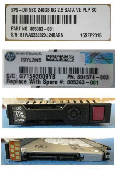 HP E 240GB 6G SATA Read Intensive SFF (2.5-inch) SC Solid State Drive