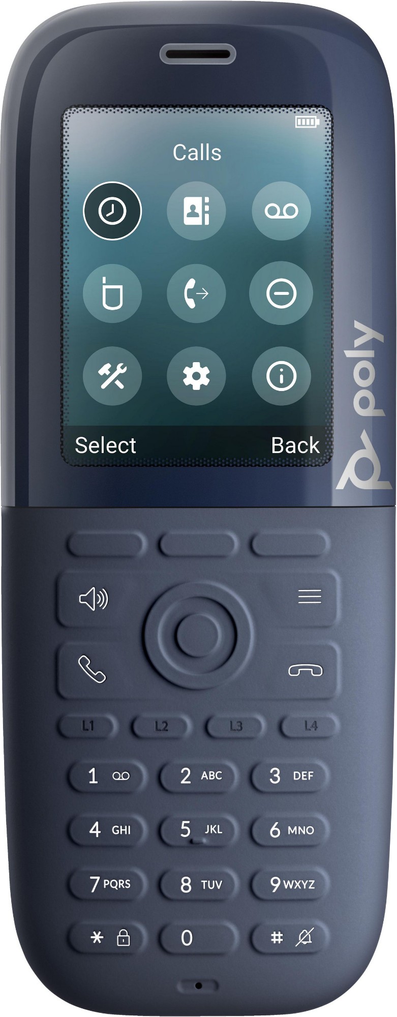 HP Poly Rove B2 Base Station and 30 Phone Handset Kit - Cordless phone with caller ID/call waiting - DECT - 3-way call capability - SIP, SIP v2, SIP over TLS, SIP over UDP, SIP over TCP, SDP, RTCP, RTP - black