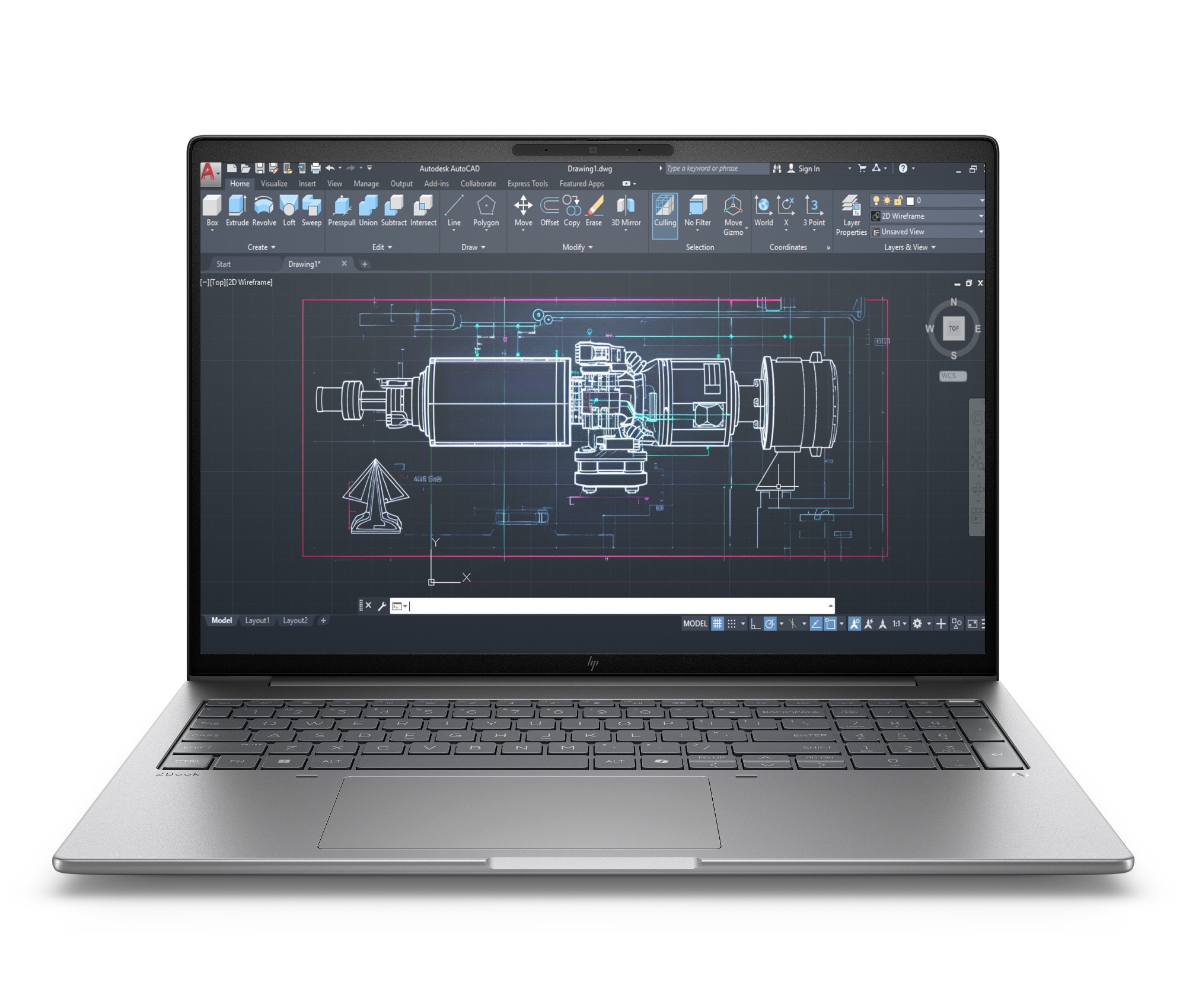 HP ZBook 8 G1i 16 inch Mobile Workstation PC Wolf Pro Security Edition - Data Science Intel Core Ultra 9 285H 40.6 cm (16") 2.5K 64 GB DDR5-SDRAM NVIDIA RTX 500 Ada Wi-Fi 7 (802.11be) Windows 11 Pro AI Workstation