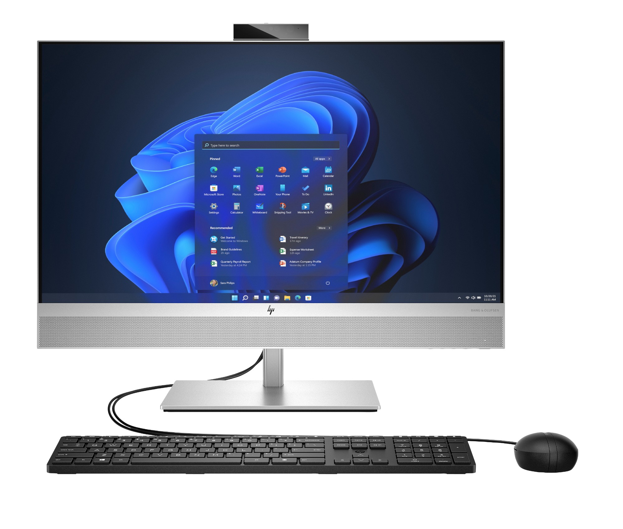 HP EliteOne 870 G9 Intel® Core™ i7 i7-14700 68.6 cm (27") 1920 x 1080 pixels All-in-One PC 16 GB DDR5-SDRAM 512 GB SSD Windows 11 Pro Wi-Fi 7 (802.11be) Silver