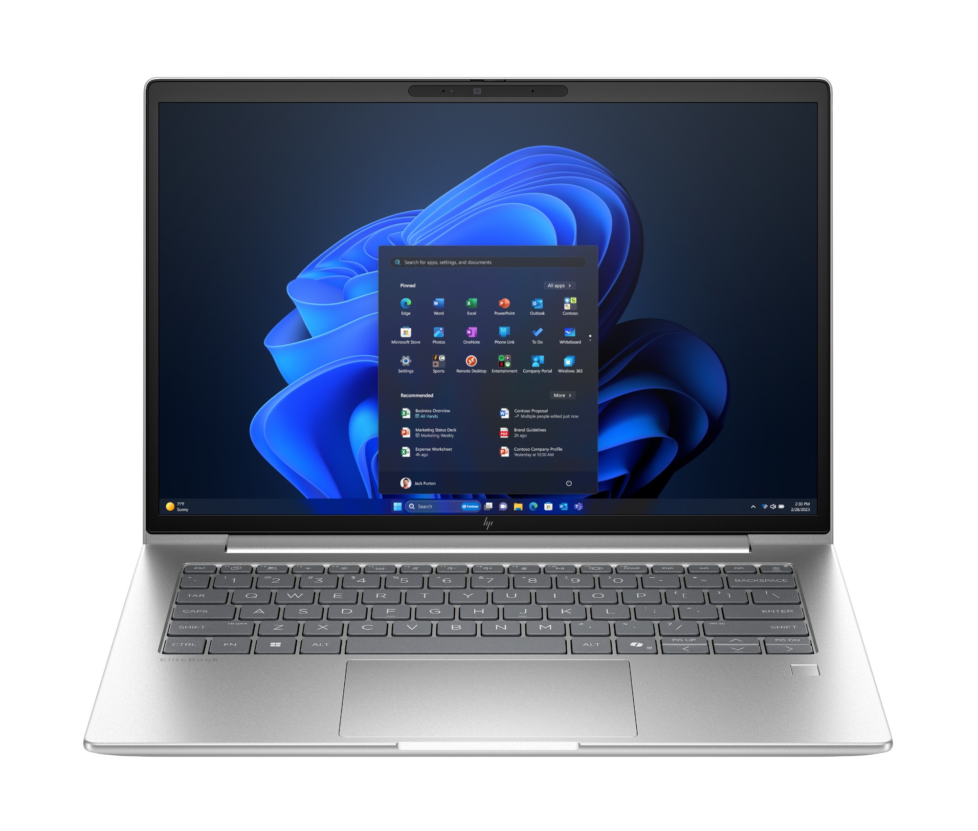 HP EliteBook 6 G1i AI Intel Core Ultra 5 225U Laptop 35.6 cm (14") WUXGA 16 GB DDR5-SDRAM 512 GB SSD Wi-Fi 6E (802.11ax) Windows 11 Pro AI PC Silver