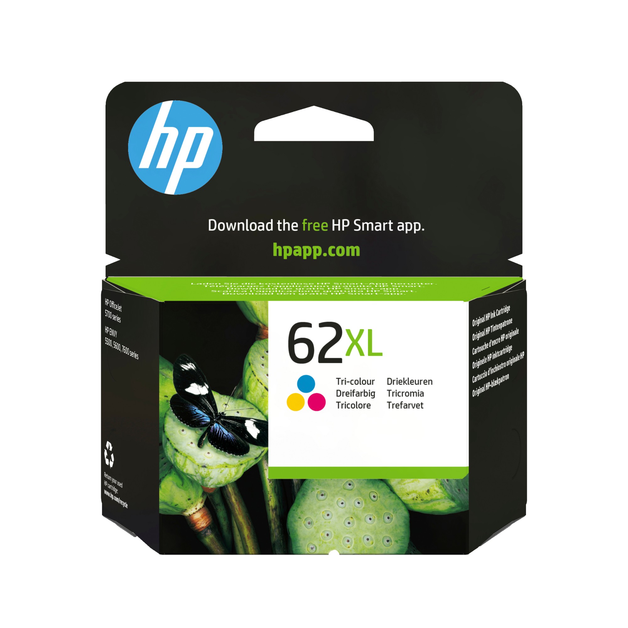 HP C2P07AE/62XL Printhead cartridge color high-capacity, 415 pages ISO/IEC 24711 for HP Envy 5640