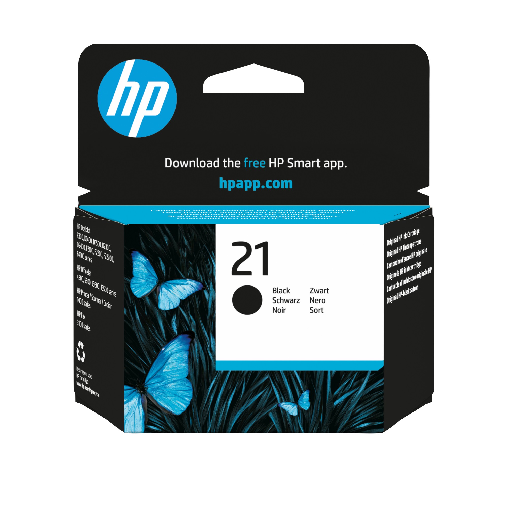 HP C9351AE/21 Printhead cartridge black, 190 pages ISO/IEC 24711 5ml for HP DeskJet F 4135/3910/OfficeJet J 3600/OfficeJet J 5500/OfficeJet 4315