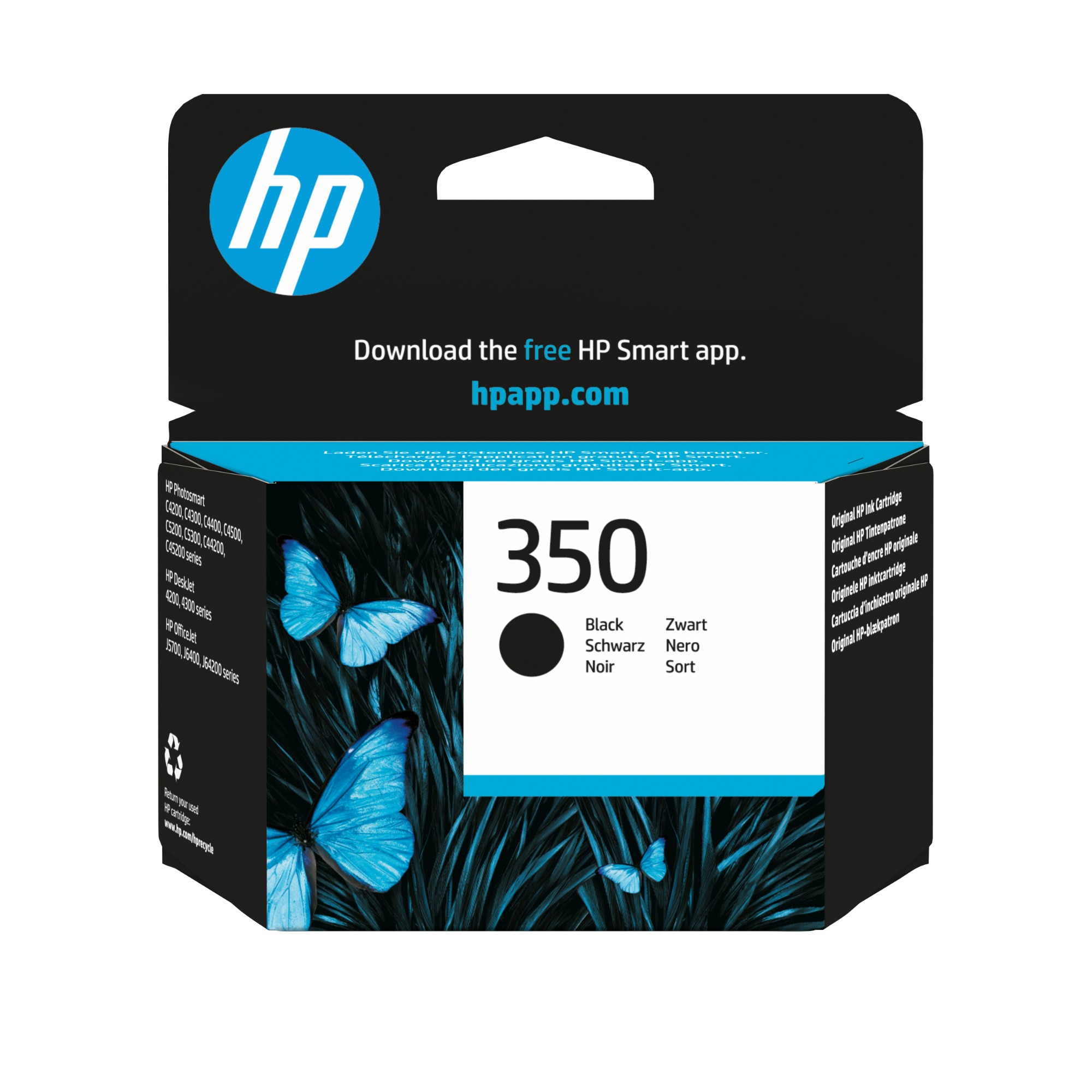 HP CB335EE/350 Printhead cartridge black, 200 pages ISO/IEC 24711 4.5ml for HP DeskJet D 4260/OfficeJet J 5700/PhotoSmart C 4280/PhotoSmart C 5280/PhotoSmart D 5300