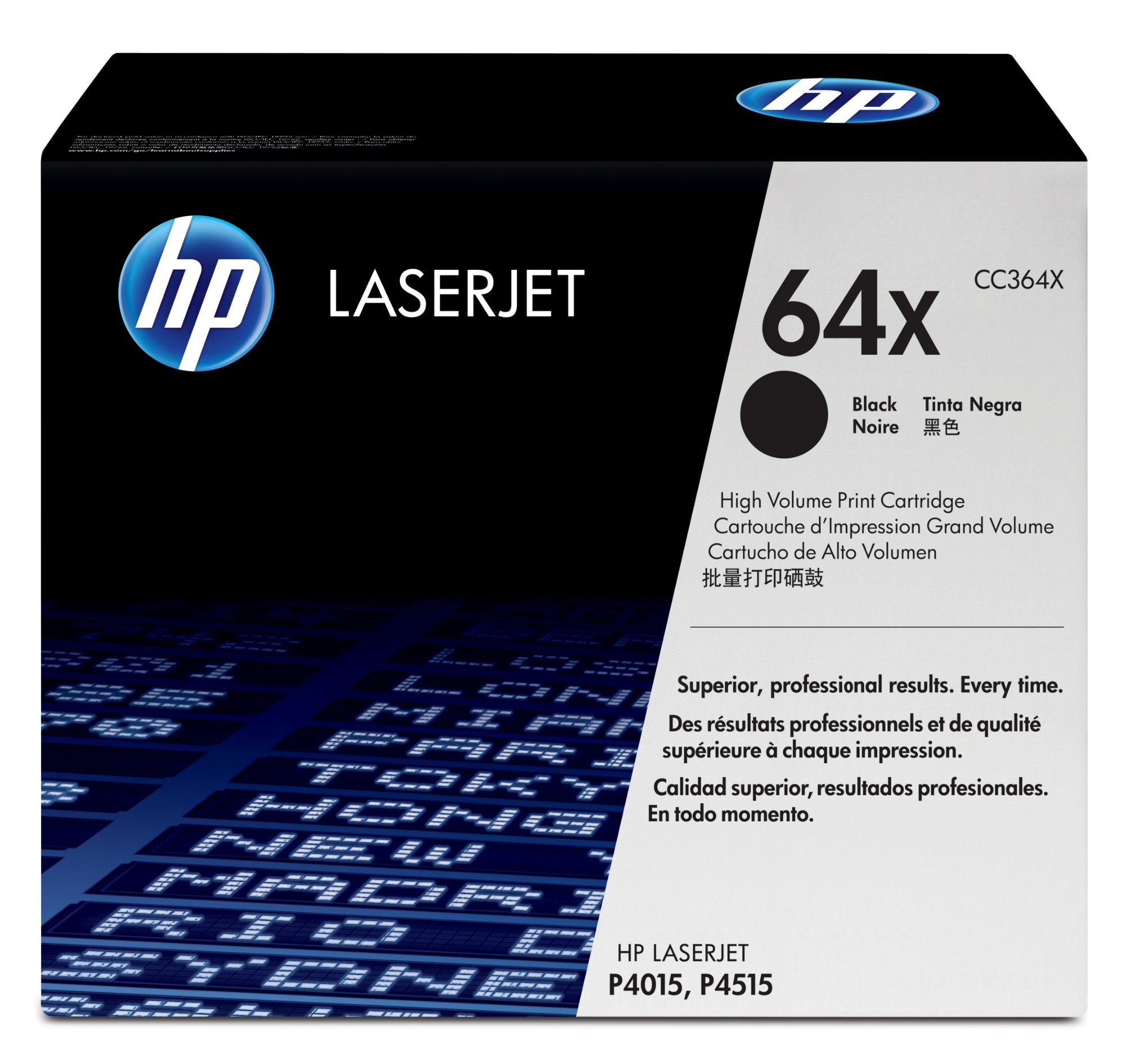HP CC364X/64X Toner cartridge black, 24K pages ISO/IEC 19752 for HP LaserJet P 4015