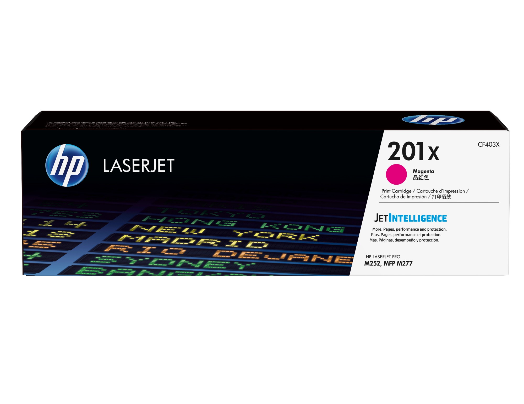 HP CF403X/201X Toner cartridge magenta, 2.3K pages ISO/IEC 19752 for HP Pro M 252