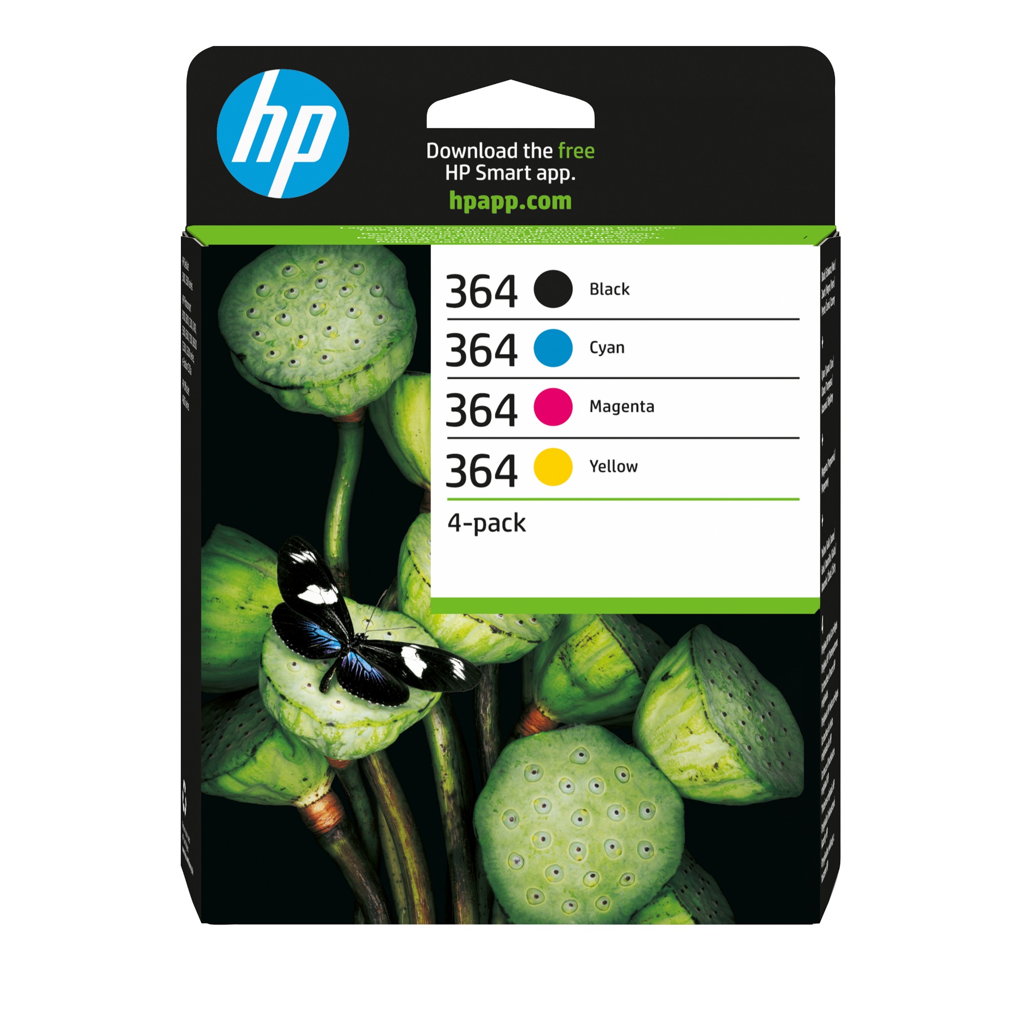 HP N9J73AE/364 Ink cartridge multi pack Bk,C,M,Y, 4x300 pages ISO/IEC 24711 Pack=4 for HP PhotoSmart B 110/C 309/D 5460/Plus/Premium