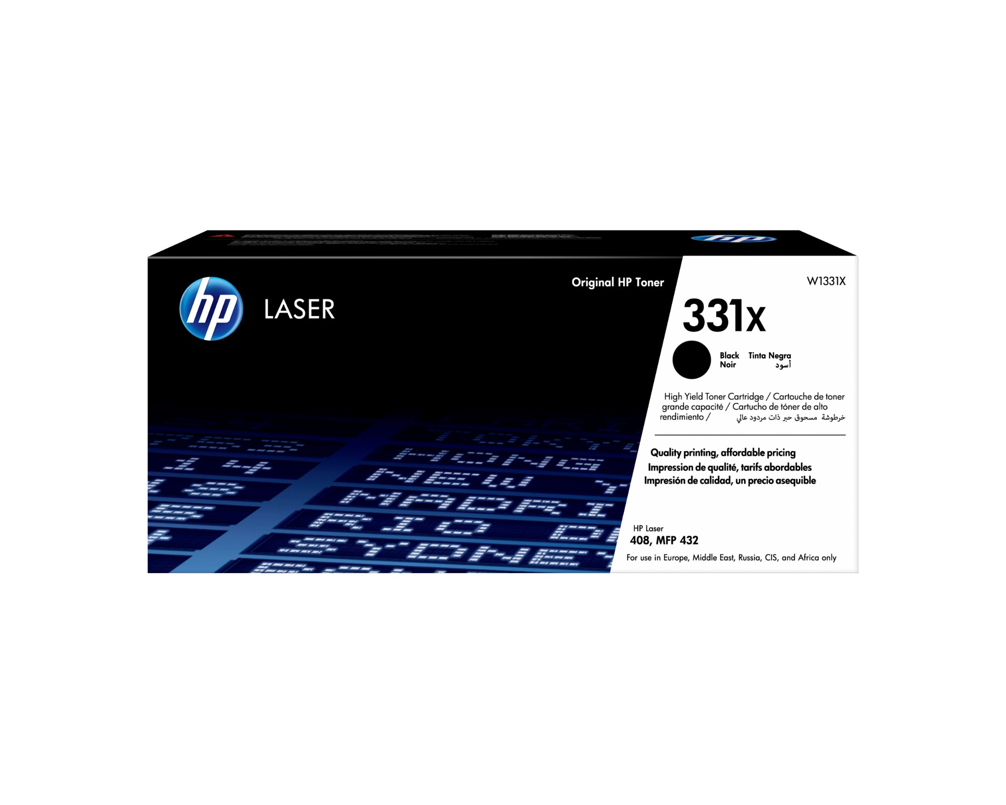 HP W1331X/331X Toner-kit, 15K pages ISO/IEC 19752 for HP Laser 408