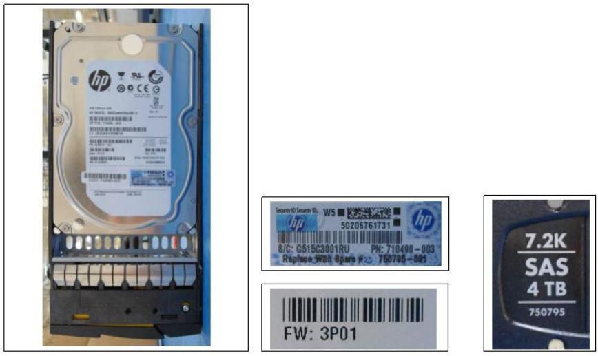 HP E 3PAR StoreServ M6720 4TB 6G 7.2K 3.5'' SAS Nearline Hard Drive
