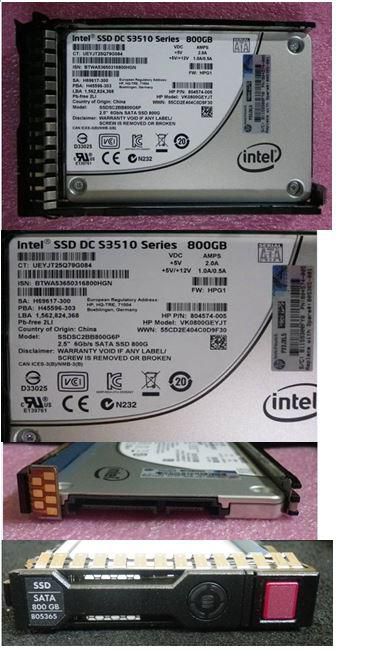 HPE DR SSD 800GB 6G 2.5 SATA VE