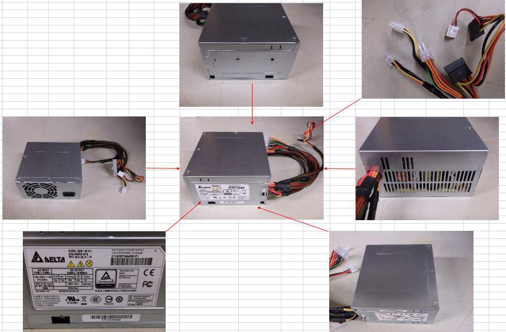 HPE 350W non-hot-plug power