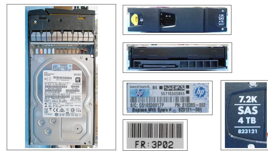 HP E 3PAR StoreServ M6720 4TB 6G 7.2K 3.5'' SAS Nearline Hard Drive