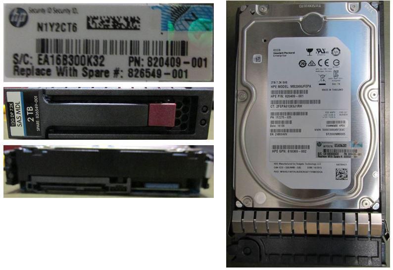 HPE HD 2TB 12G 7.2K 3.5 SAS MDL