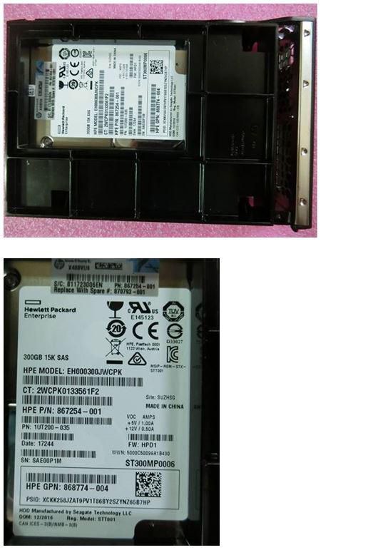 HPE *Non Cancellable/Non Returnable (NCNR)* DRV HDD 300GB 12G 15K LFF SAS ENT