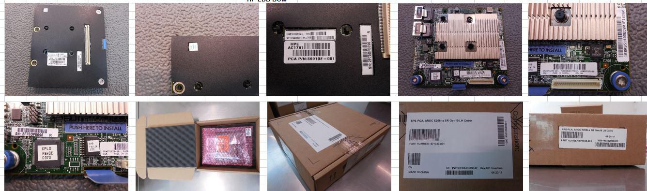 HP E Smart Array E208i-A SR Gen10 (8 Internal Lanes/No Cache) 12G SAS Modular LH Controller
