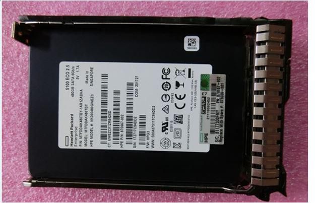 HPE SSD 480GB SFF SATA RI DS SC