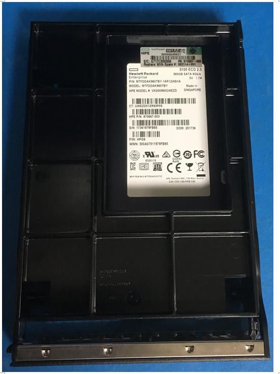 HPE *Non Cancellable/Non Returnable (NCNR)* DRV SSD 960GB LFF SATA RI DS LPC
