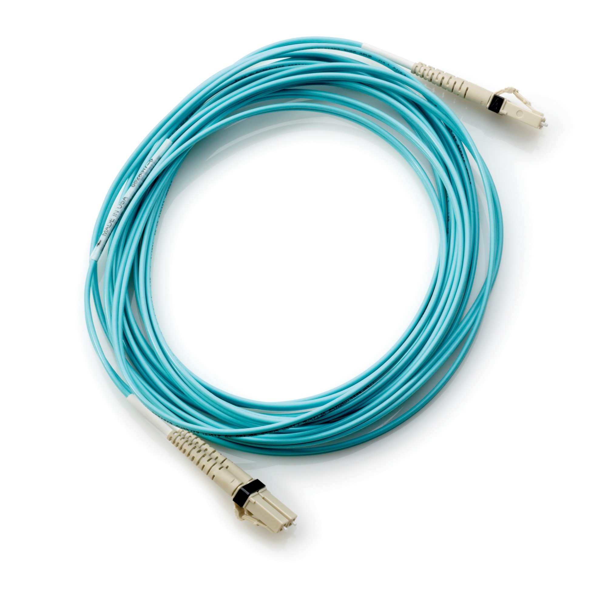 HPE LC to LC Multi-mode OM3 2-Fiber 2.0m 1-Pack Fiber Optic Cable