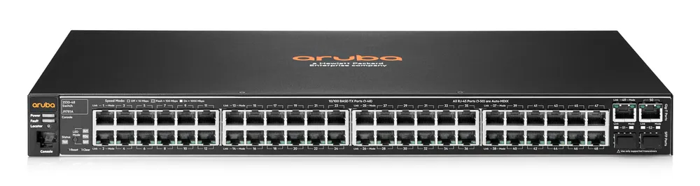 HPE Aruba Networking 2530 48G Managed L2 Gigabit Ethernet (10/100/1000) 1U