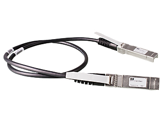 HPE X240 10G SFP+ to SFP+ 0.65m DAC InfiniBand/fibre optic cable SFP+ Black