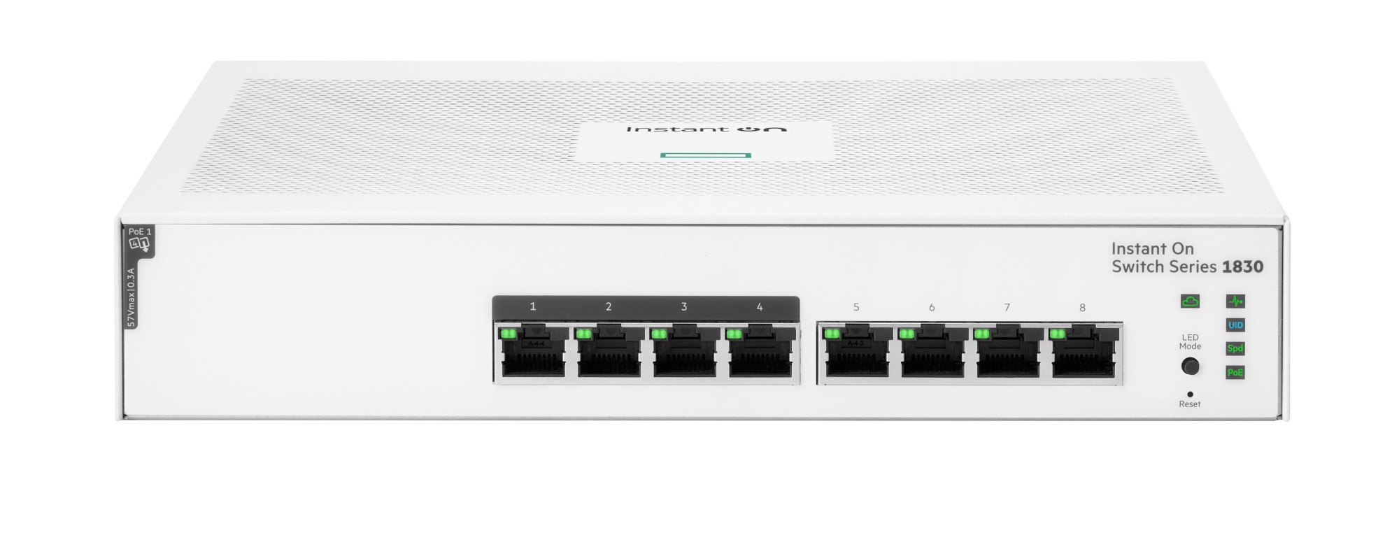 HPE Aruba Networking Networking Instant On Switch 8p Gigabit CL4 PoE 65W 1830