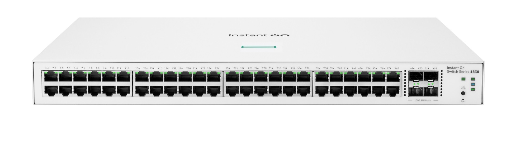 HPE Aruba Networking Networking Instant On Switch 48p Gigabit 4p SFP 1830