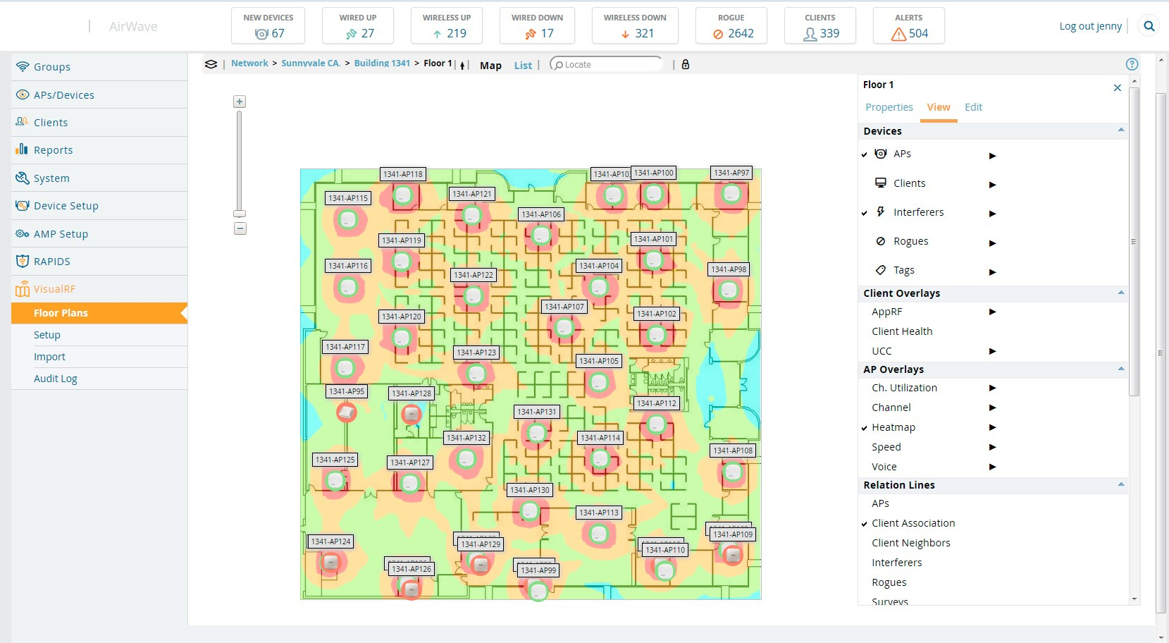 HPE Aruba Networking Airwave with RAPIDS and VisualRF 1 Device License E-LTU