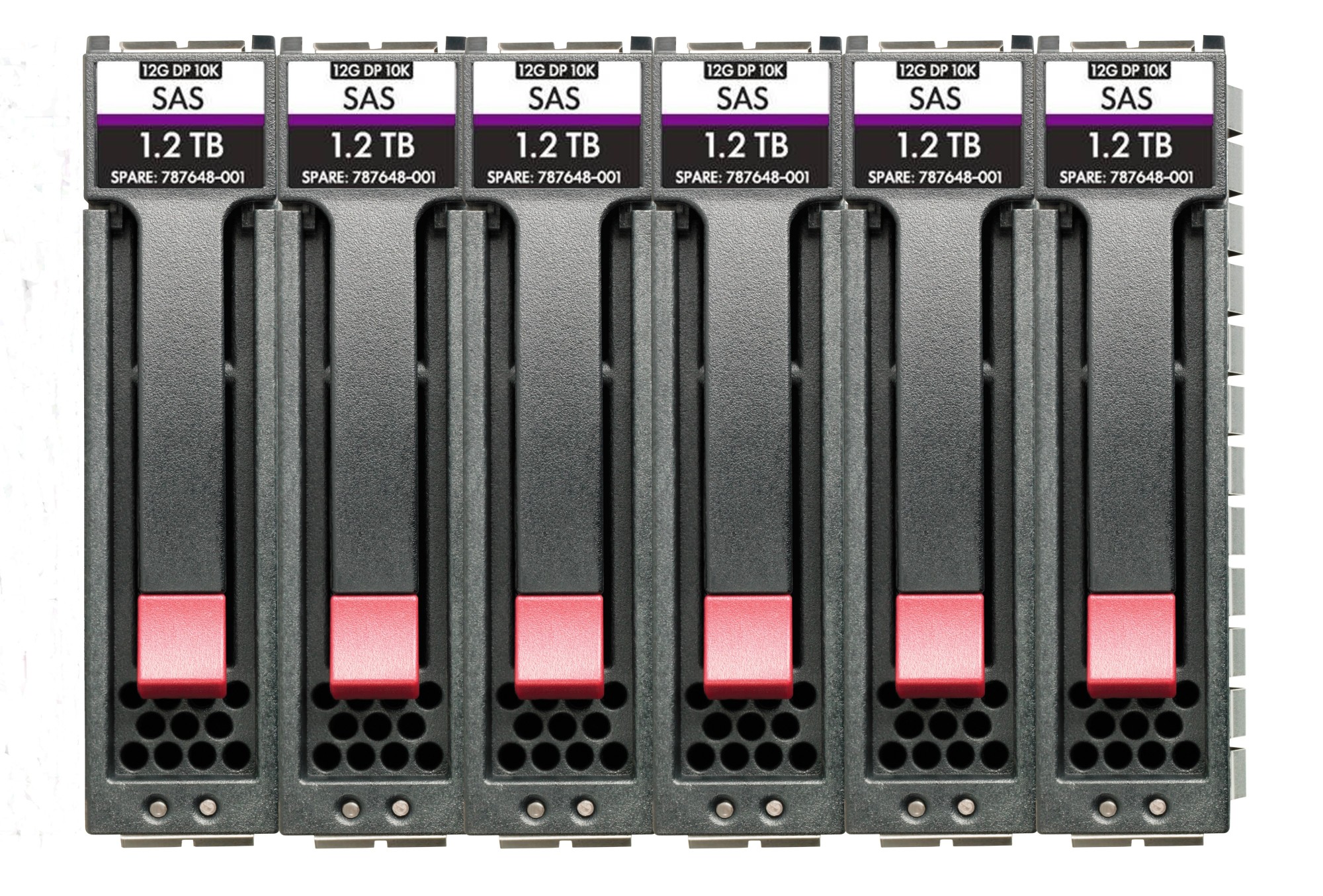 HPE MSA 10.8TB SAS 12G Enterprise 10K SFF (2.5in) M2 3yr Wty 6-pack HDD Bundle
