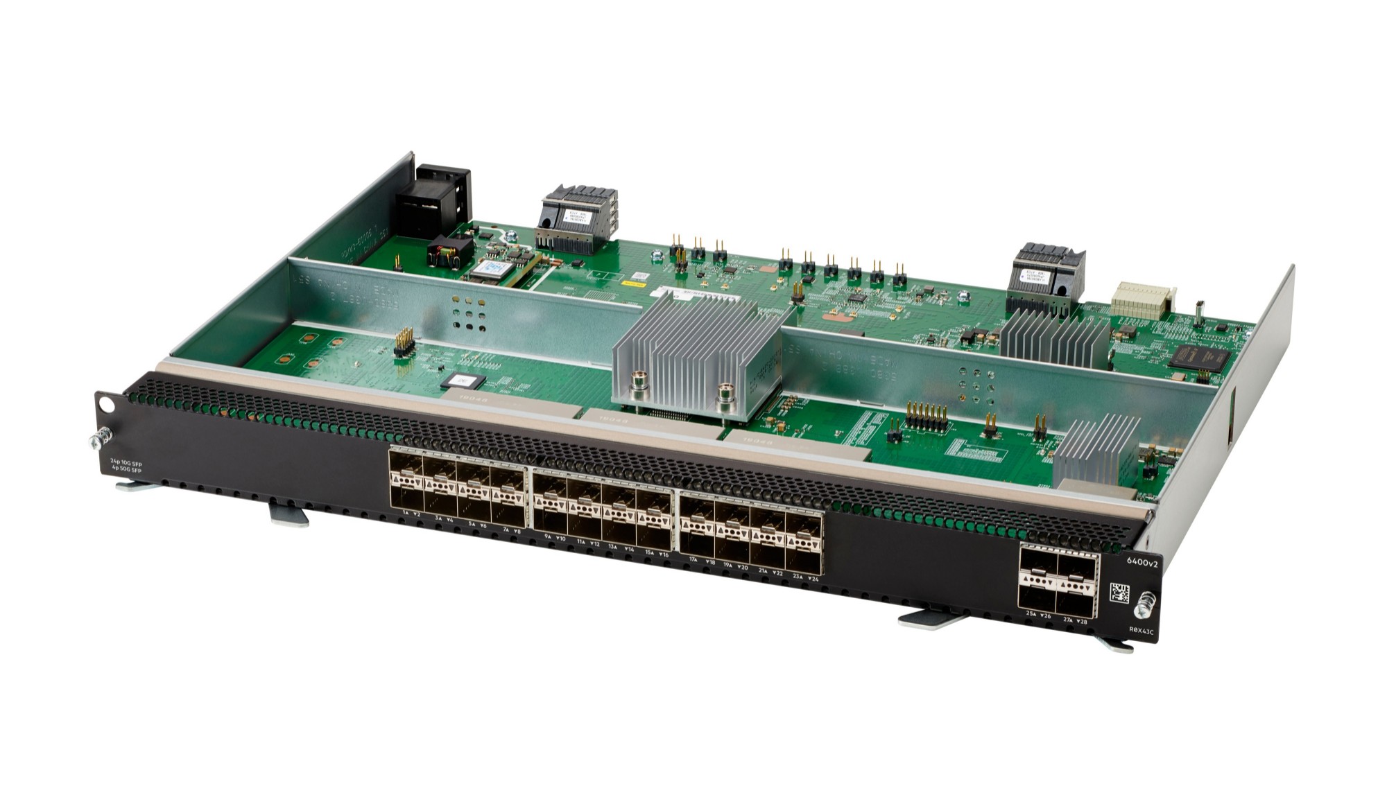 HPE Aruba Networking CX 6400 24-port SFP+ and 4-port SFP56 v2 Module