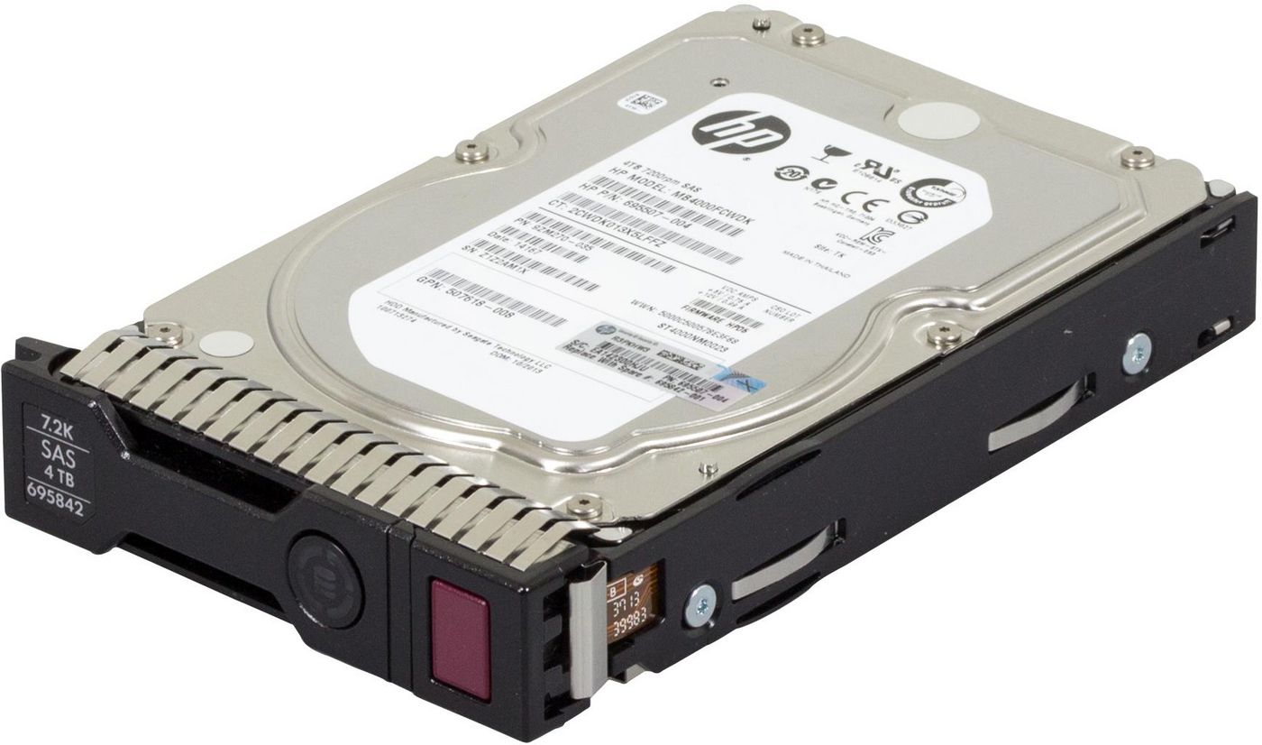 HPE 4Tb 7.2K RPM SAS