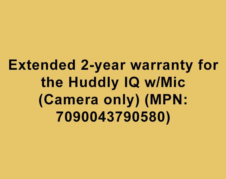 Huddly Ext. 2-yr warr. Huddly IQ