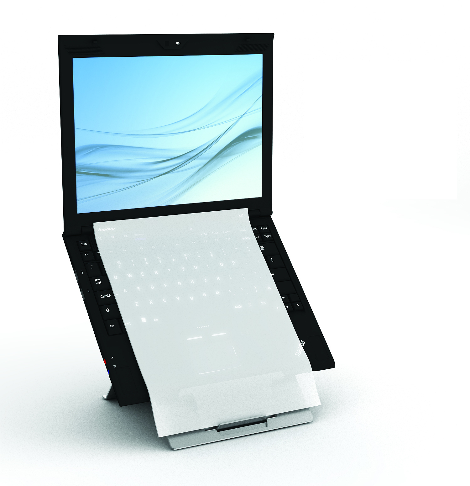 Hypertec The Lite by Hypertec is a ultra lightweight (just 220g) height adjustable laptop stand. This innovative design provides a stable and height adjustable platform for your laptop. Ideal for mobile users the LSTAND03 improves the poor posture promote