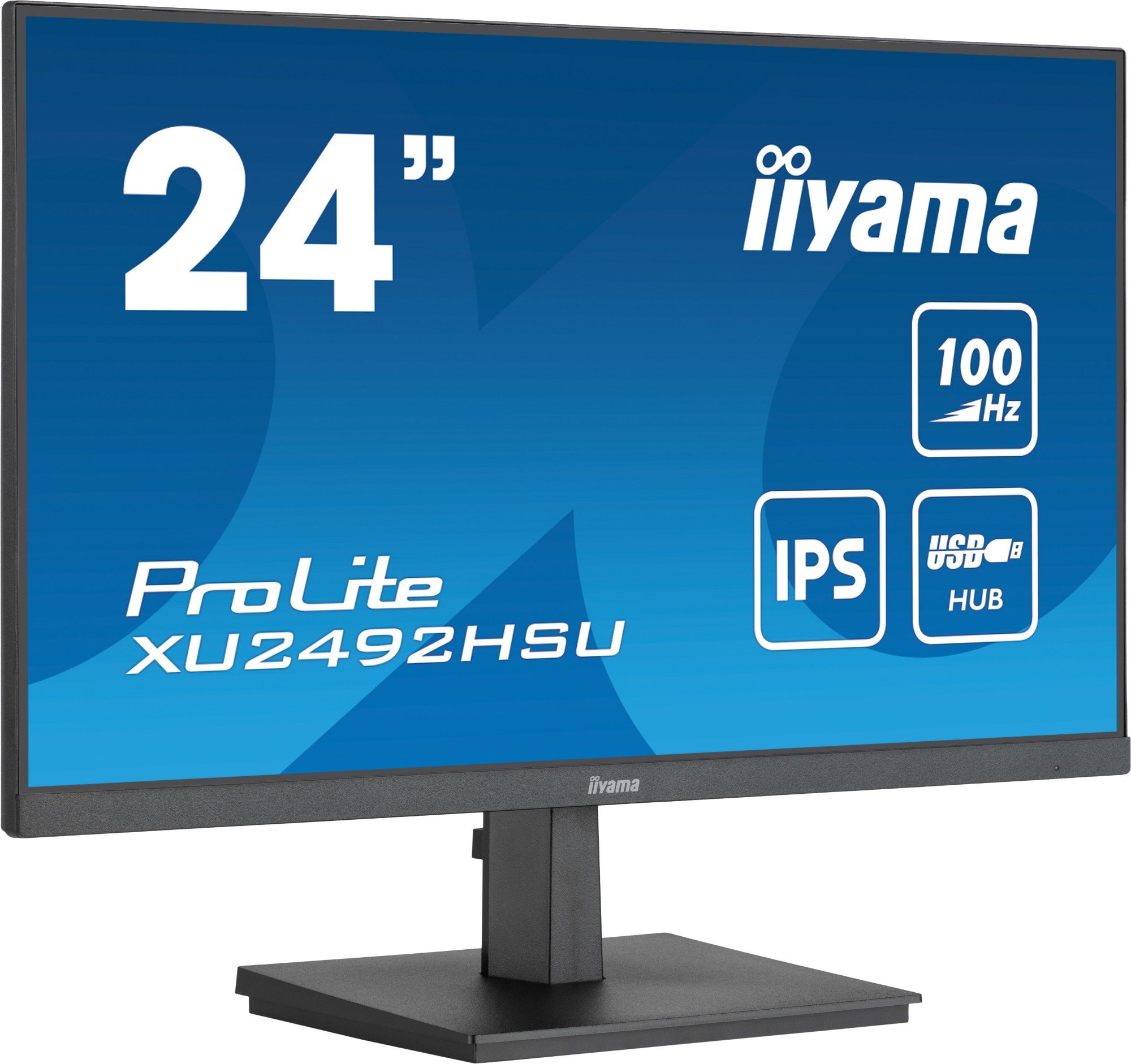 iiyama ProLite 24” IPS technology panel with USB hub and 100Hz refresh rate