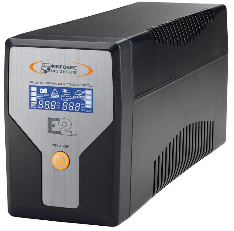 Infosec E2 LCD, 2000VA uninterruptible power supply (UPS) 2 kVA