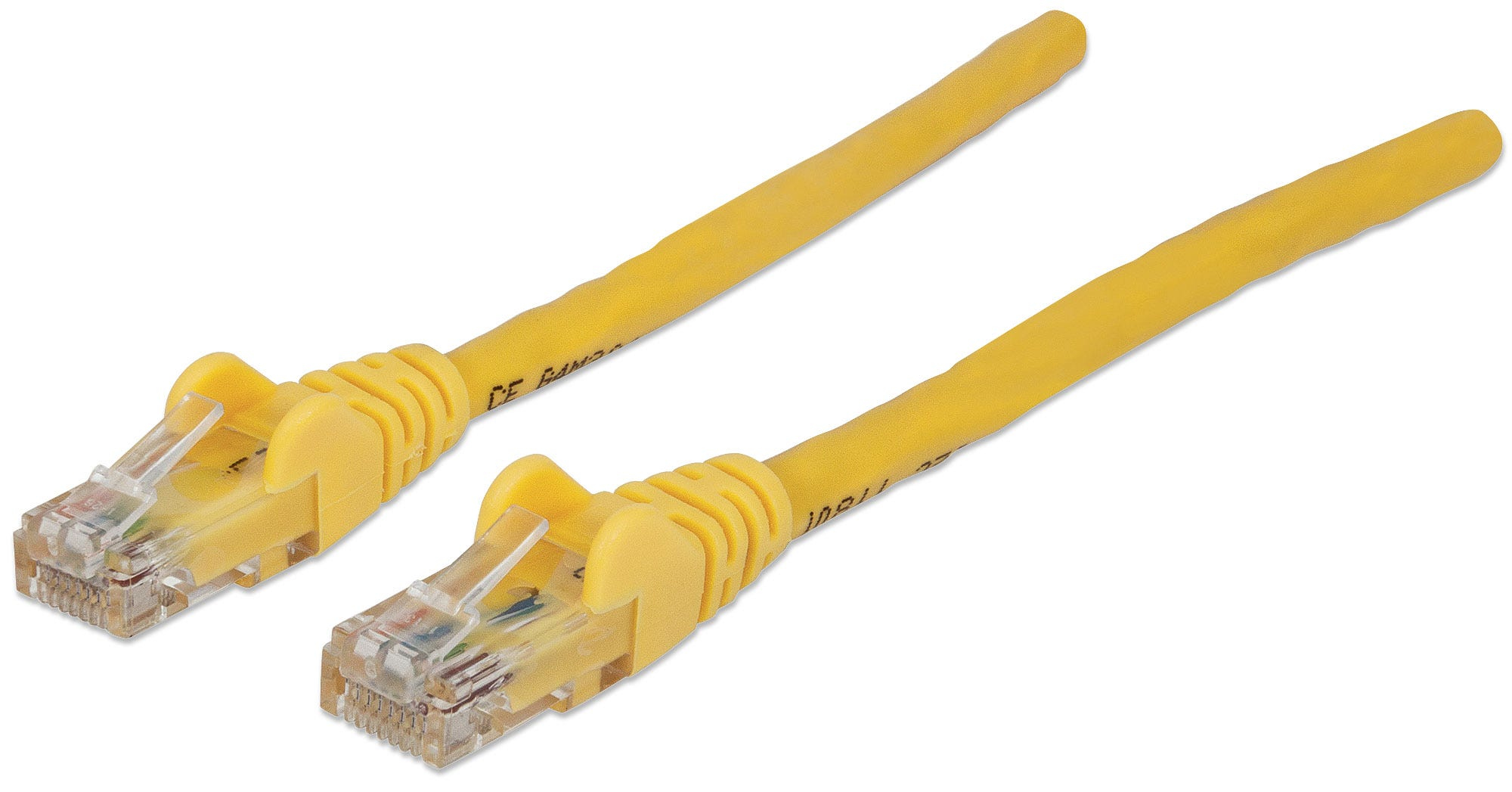 Intellinet Network Patch Cable, Cat6, 3m, Yellow, CCA, U/UTP, PVC, RJ45, Gold Plated Contacts, Snagless, Booted, Lifetime Warranty