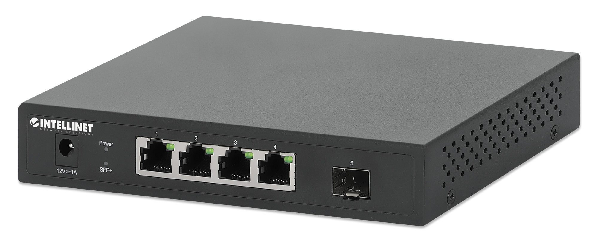 Intellinet 5 Port Switch 4 x 2.5G Ethernet-Ports and 1 SFP+ Uplink (with UK power cord)