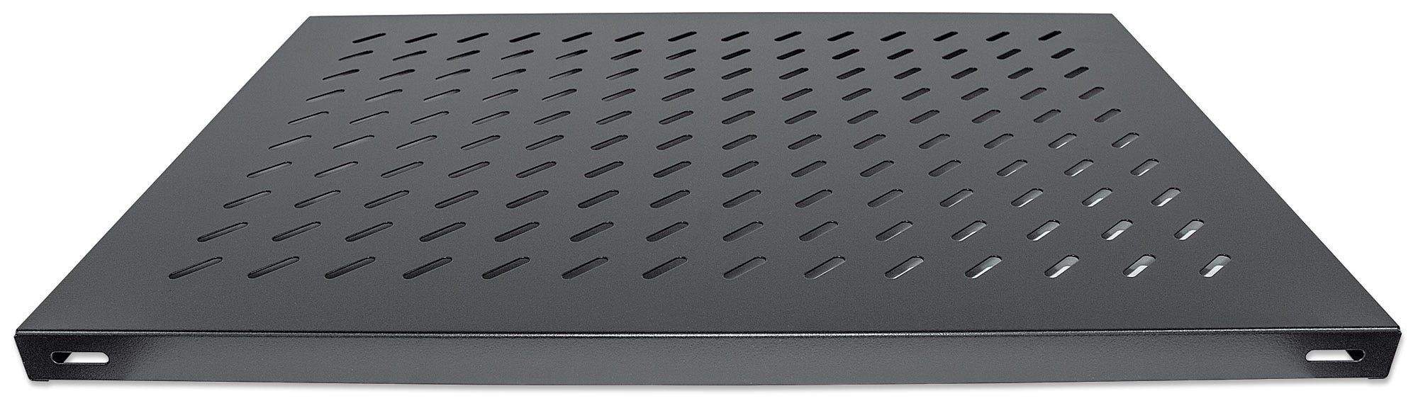 Intellinet 19" Fixed Shelf, 1U, 700mm Depth, Max 50kg ,Black