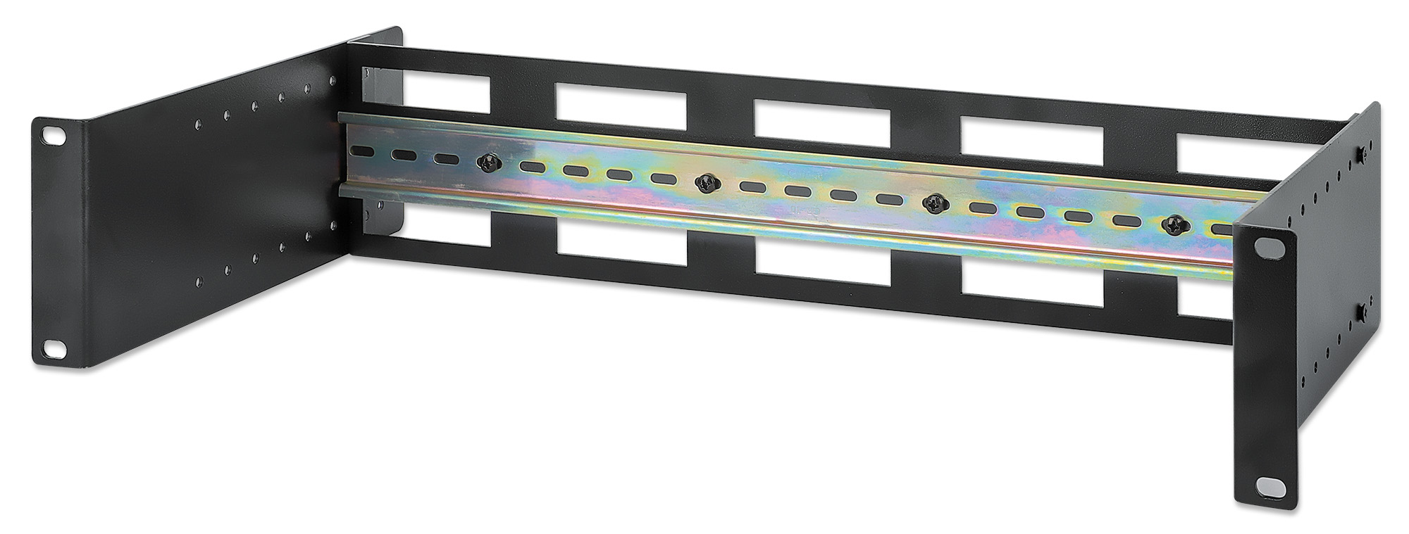 Intellinet 19" Rack Mount Din Rail Kit Depth Adjustable, 2U, box