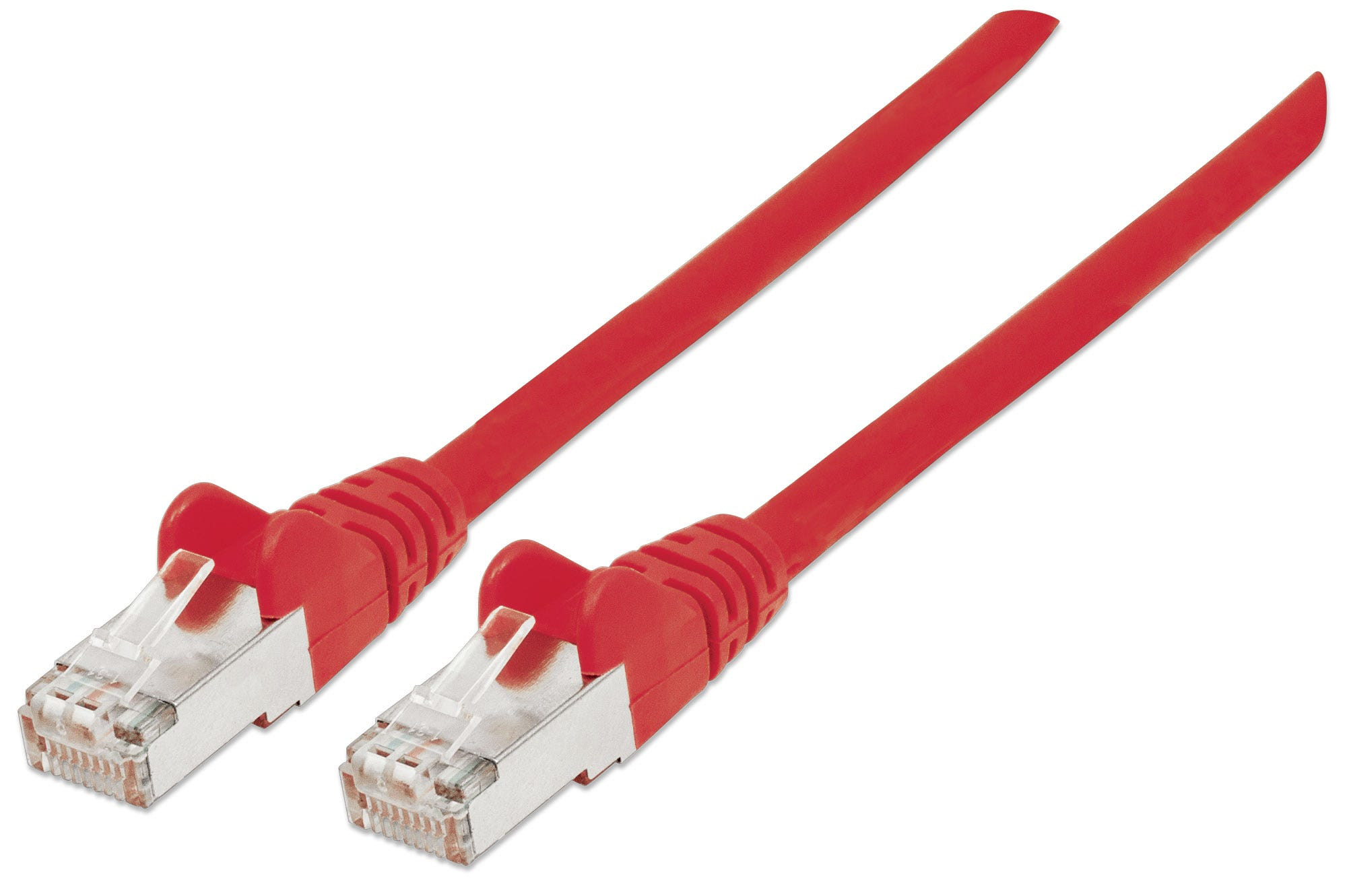 Intellinet Network Patch Cable, Cat6, 5m, Red, Copper, S/FTP, LSOH / LSZH, PVC, RJ45, Gold Plated Contacts, Snagless, Booted, Lifetime Warranty