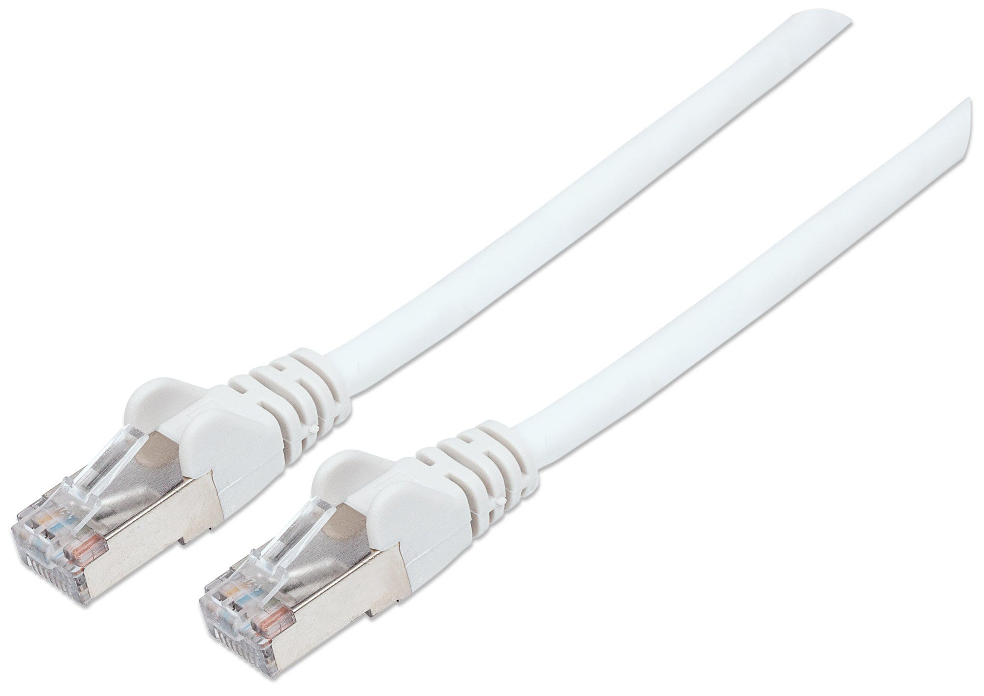 Intellinet Network Patch Cable, Cat6, 20m, White, Copper, S/FTP, LSOH / LSZH, PVC, RJ45, Gold Plated Contacts, Snagless, Booted, Lifetime Warranty