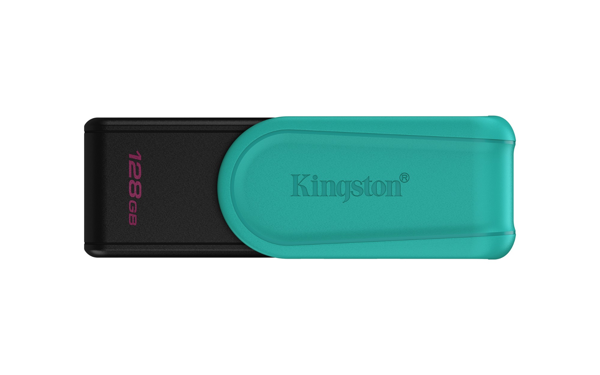Kingston Technology DataTraveler 128GB Portable USB 3.2 Gen 1 Exodia S (Black/Turquoise)