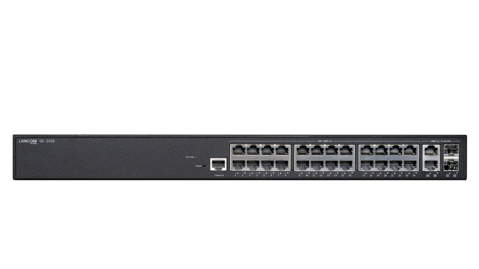 GS-2426 Managed L2 Gigabit Ethernet (10/100/1000) 1U Black