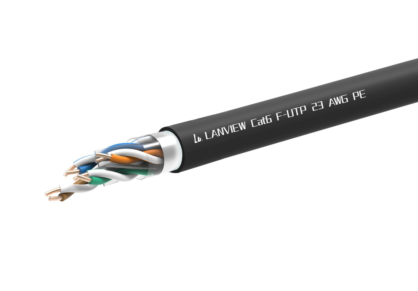 Lanview LVN-CAT6PE-FUTP-305M networking cable Cat6 F/UTP (FTP)