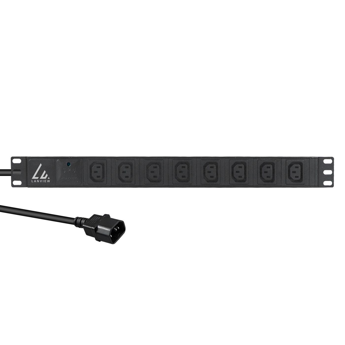 Lanview 19ï¿½ï¿½ 8-way c13 outlets with