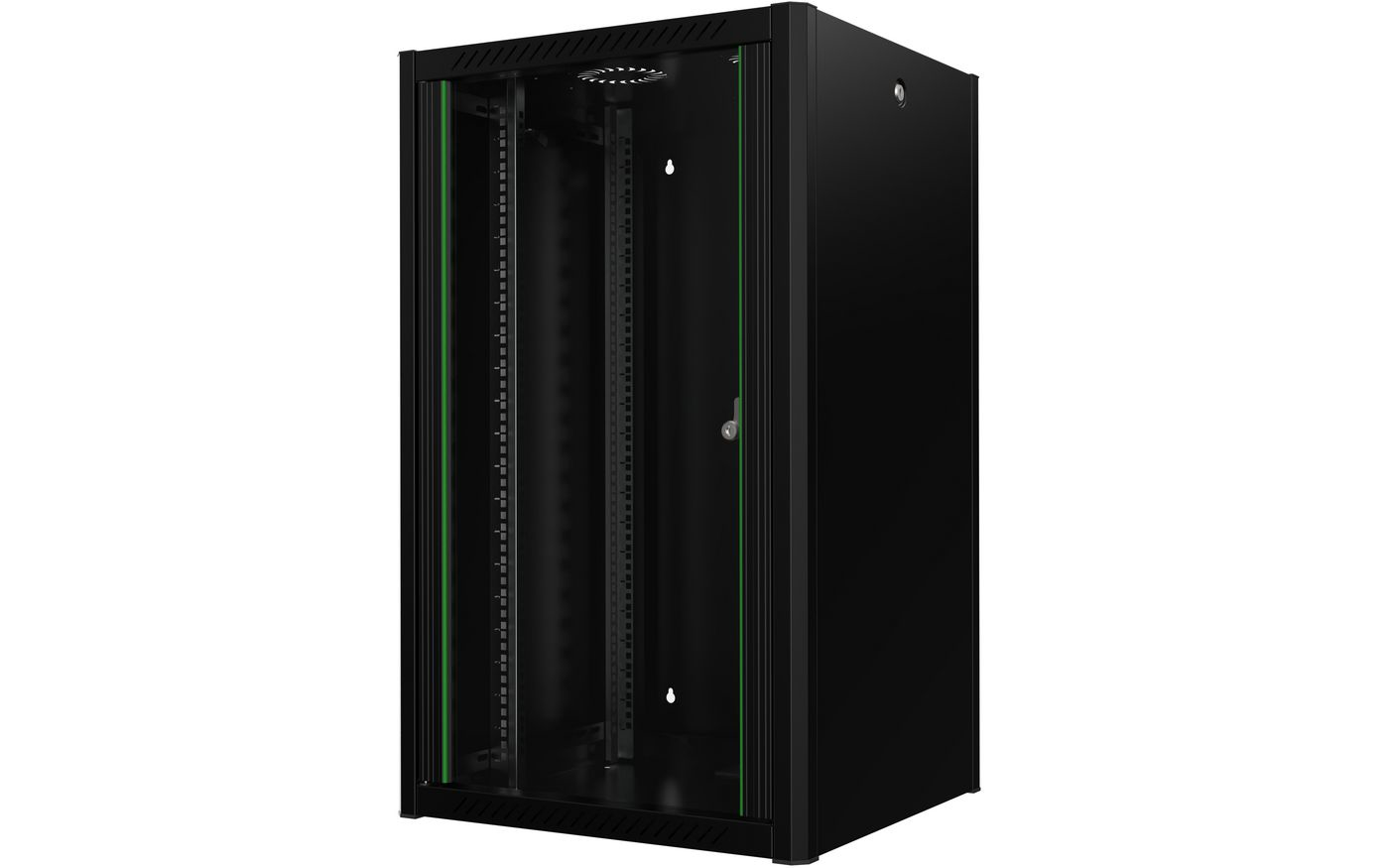 Lanview RWP20U56BL rack cabinet 20U Wall mounted rack Black