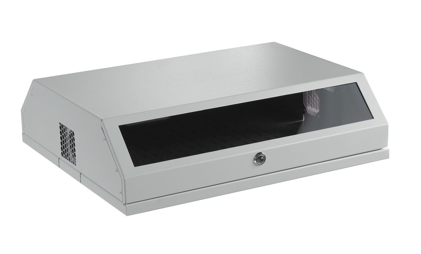 Lanview RWSLMWH rack cabinet 8U Wall mounted rack White