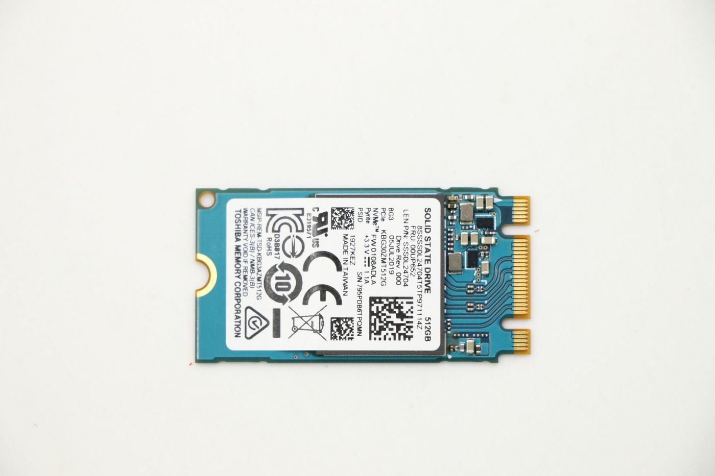 Lenovo ThinkPad 512GB M.2 2242 NVMe